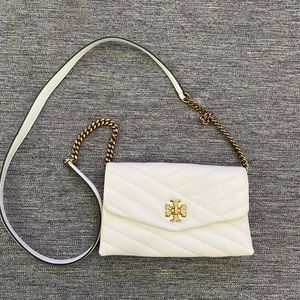 Tory Burch Kira Chevron Quilted Leather Chain Wallet